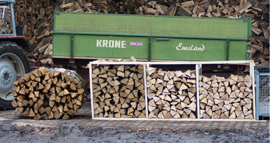 brannholz gelagert raummeter